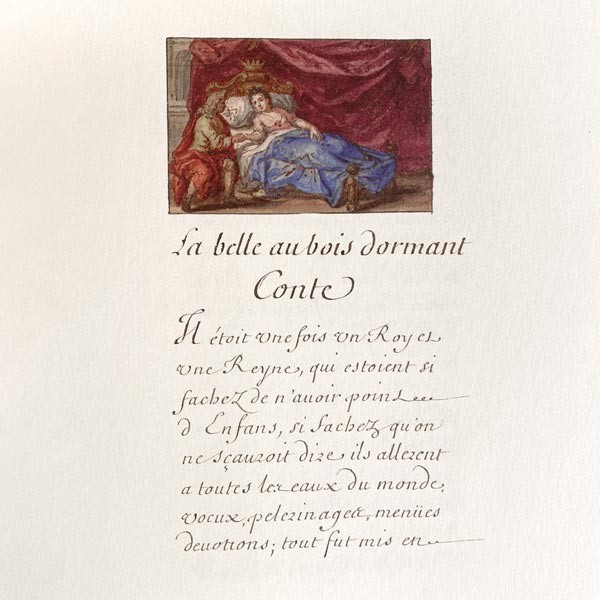 Manuscrit Des Contes De Charles Perrault