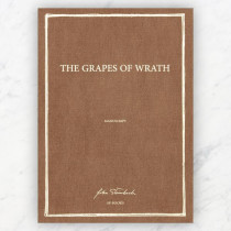 The Grapes of Wrath manuscript cover
