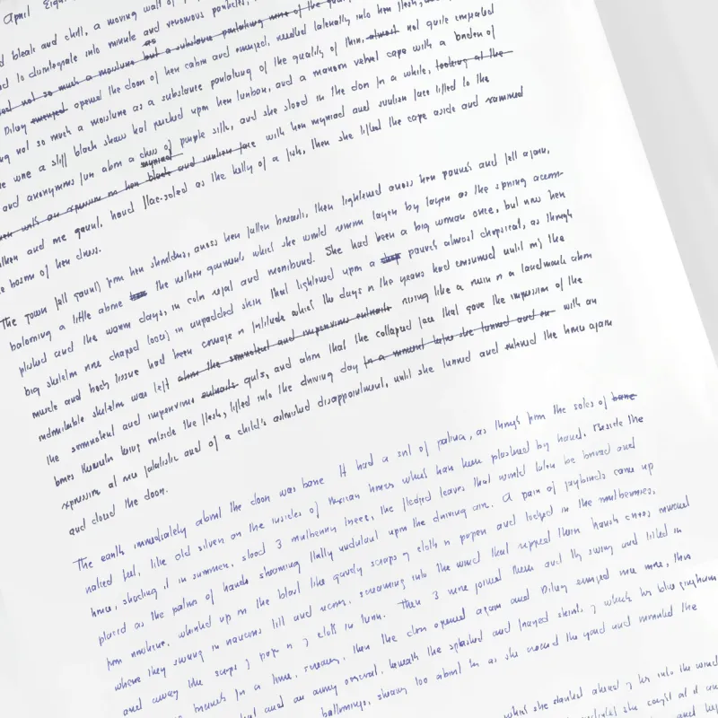 The Sound and the Fury | William Faulkner | Manuscrit | Facsimilé