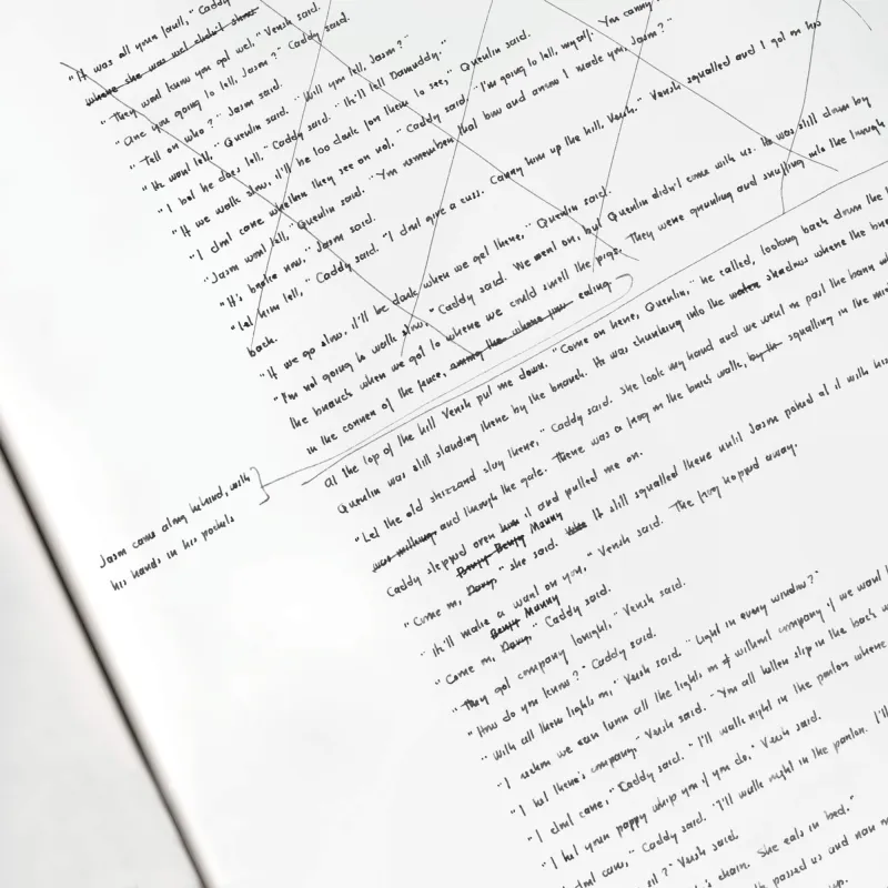 The Sound and the Fury | William Faulkner | Manuscrit | Facsimilé