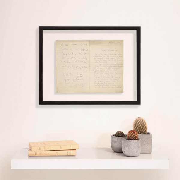 Lettre de la main gauche Lettre de la main gauche