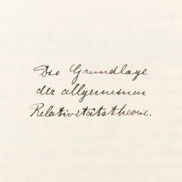 La Théorie de la relativité générale La Théorie de la relativité générale