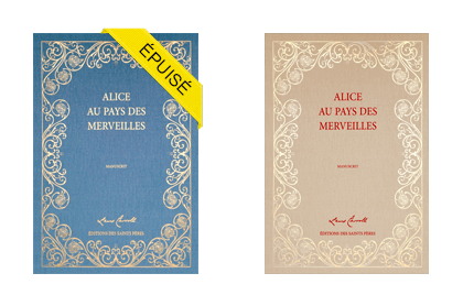 alice manuscript second printrun