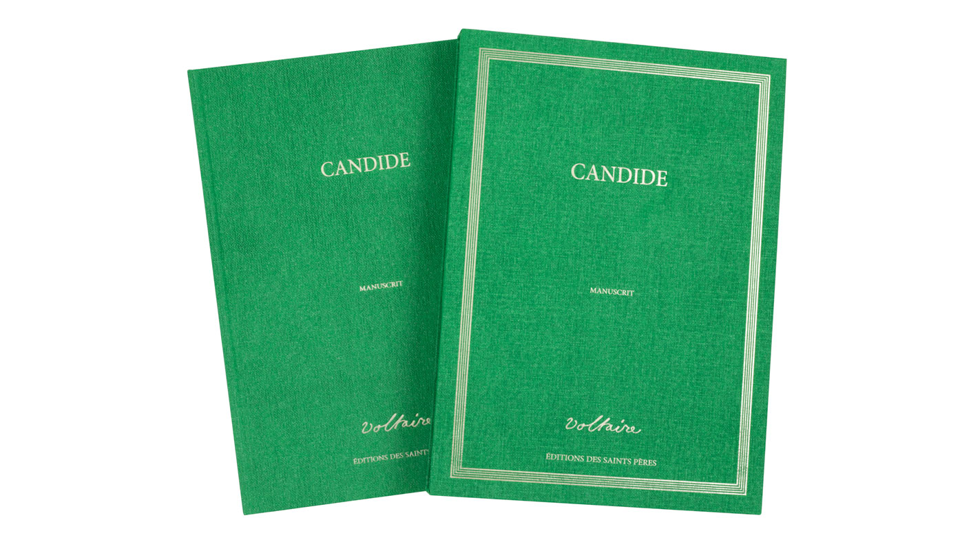 Facsimile Candide Voltaire