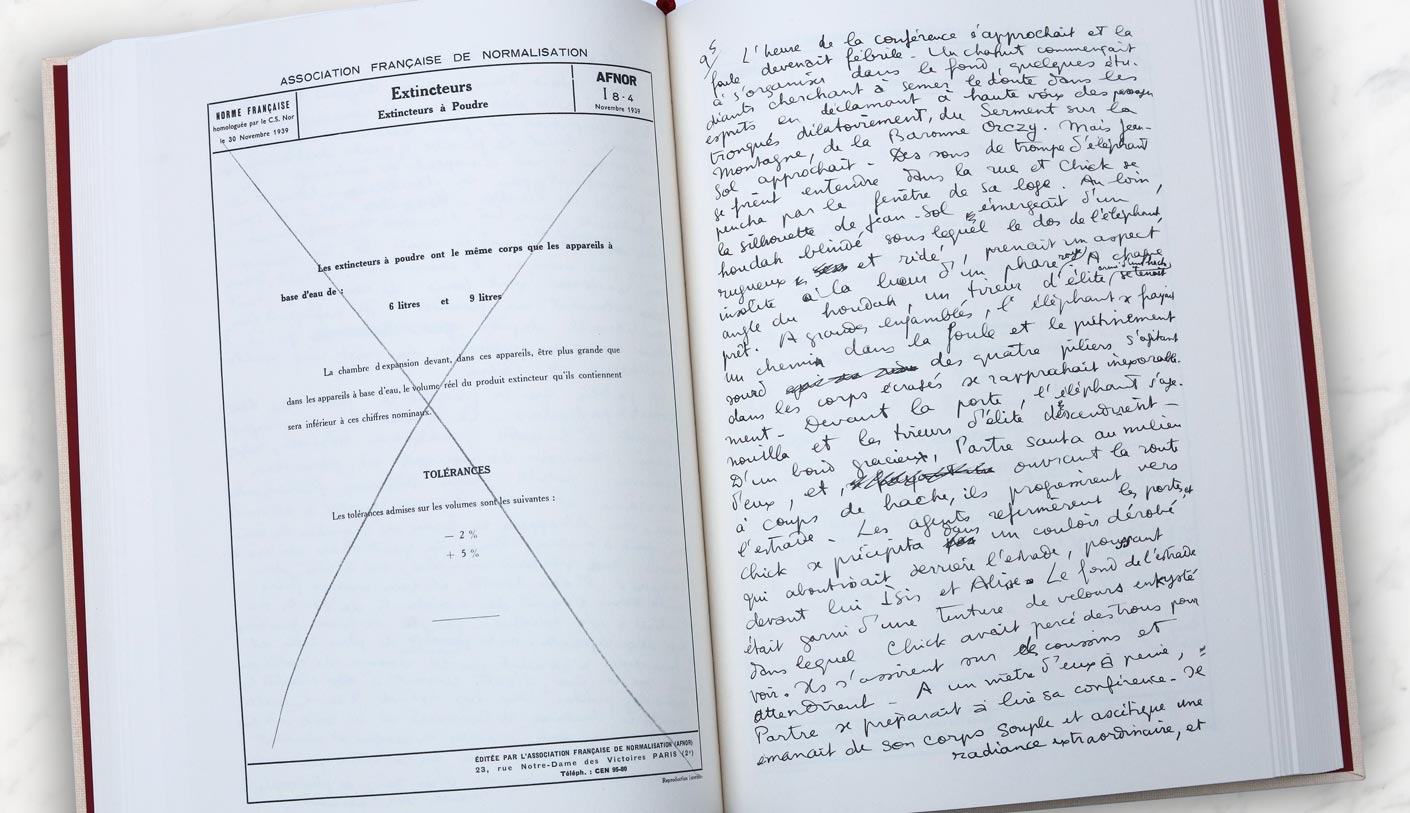 feuilles de l'AFNOR - association française de normalisation