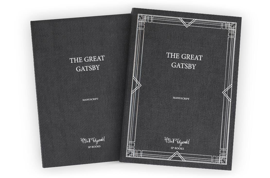 le manuscrit de Gatsby publié par les éditions des Saints Pères - livre ouvert et café