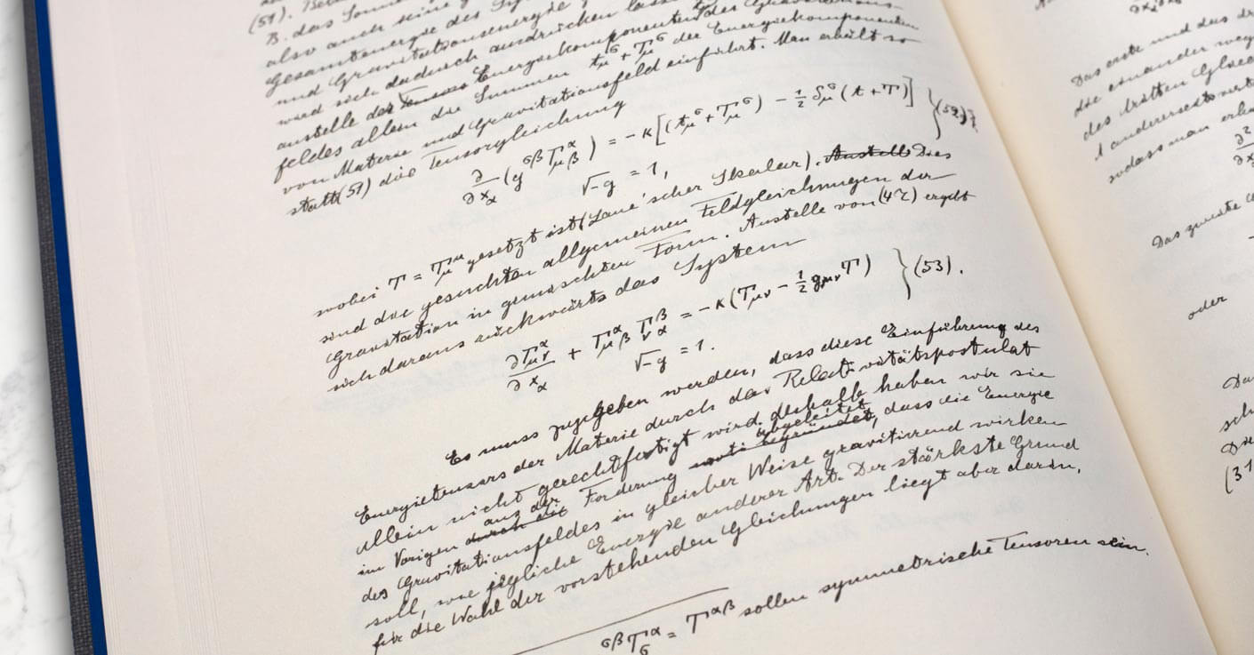 le manuscrit de le relativité générale - equation 53