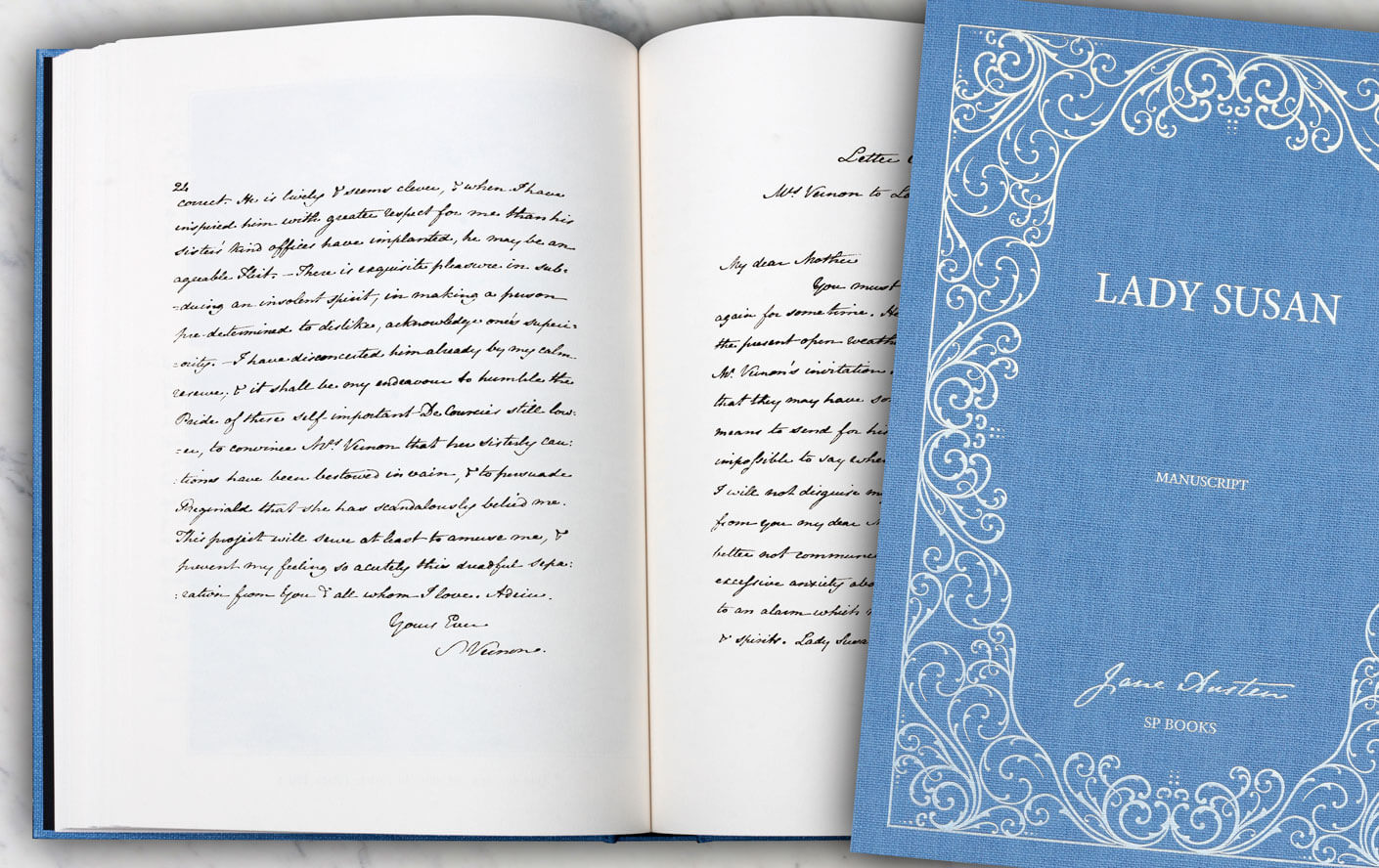 Lady Susan Couverture du livre manuscrit 