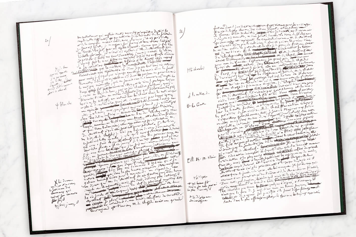 le manuscrit de Balzac