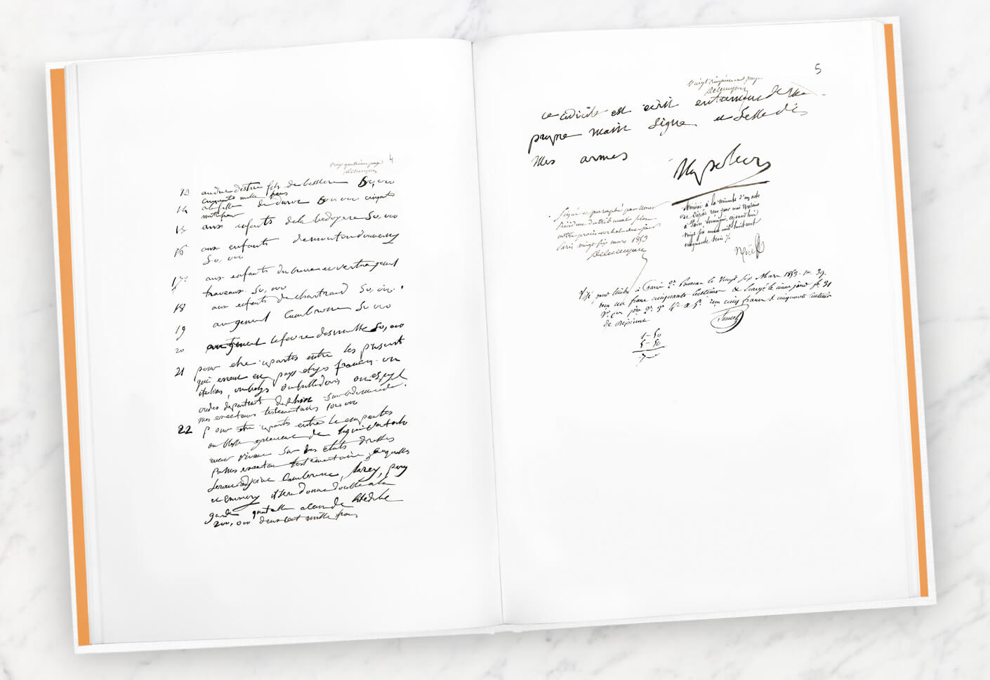 Manuscrits des Archives Nationales