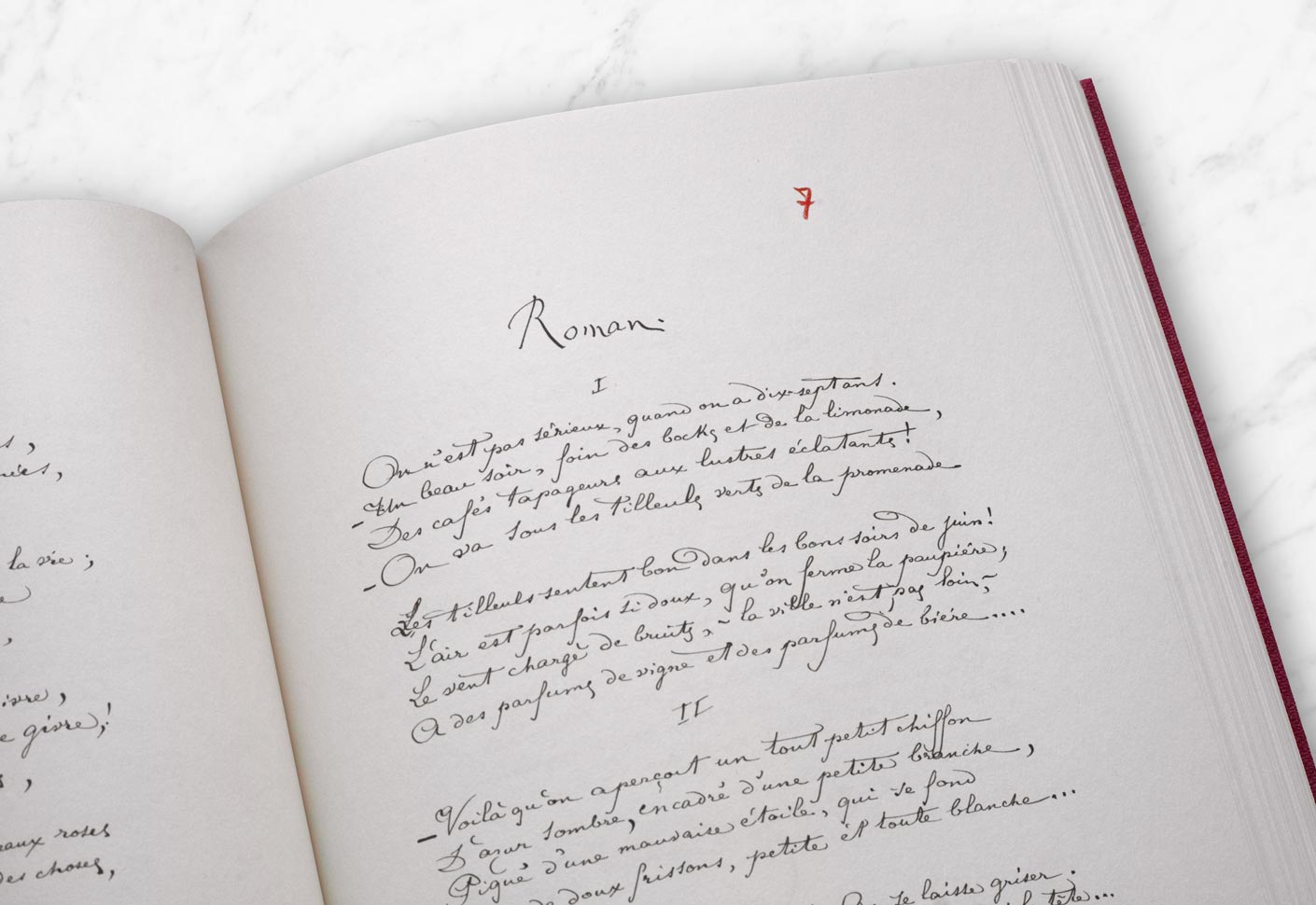 Manuscrit Roman Rimbaud