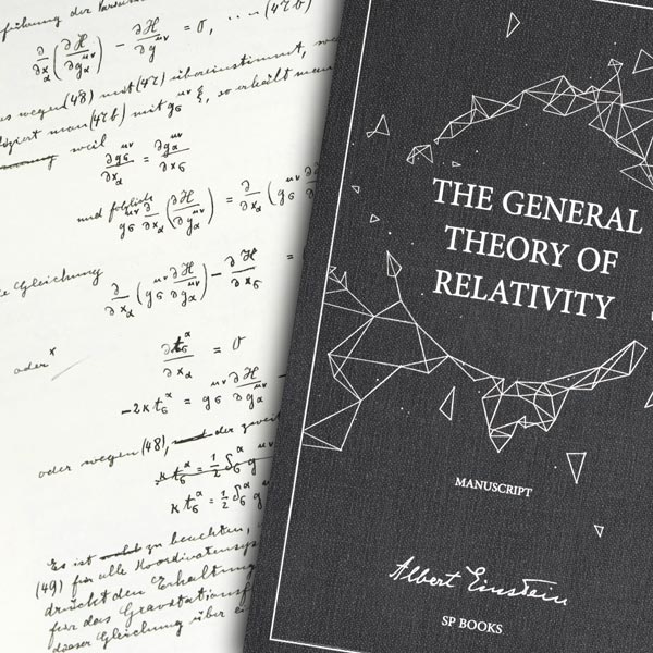 La Théorie générale de la relativité, le manuscrit d'Albert Einstein