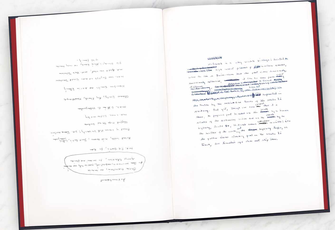 In Cold Blood Manuscript