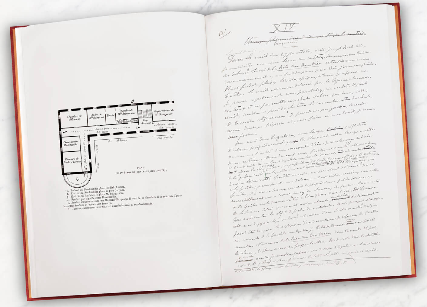 un manuscrit conservé à la BNF