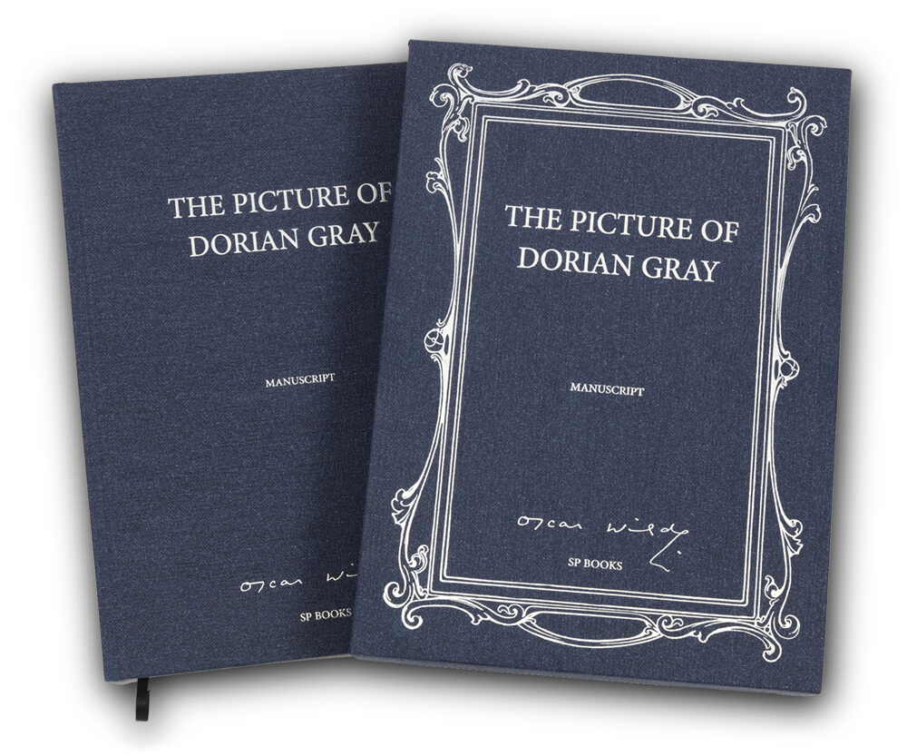 couverture du livre du manuscrit du Portrait de Dorian Gray