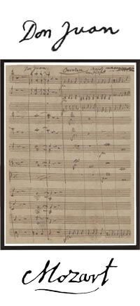 Don Giovanni Tableau Manuscrit