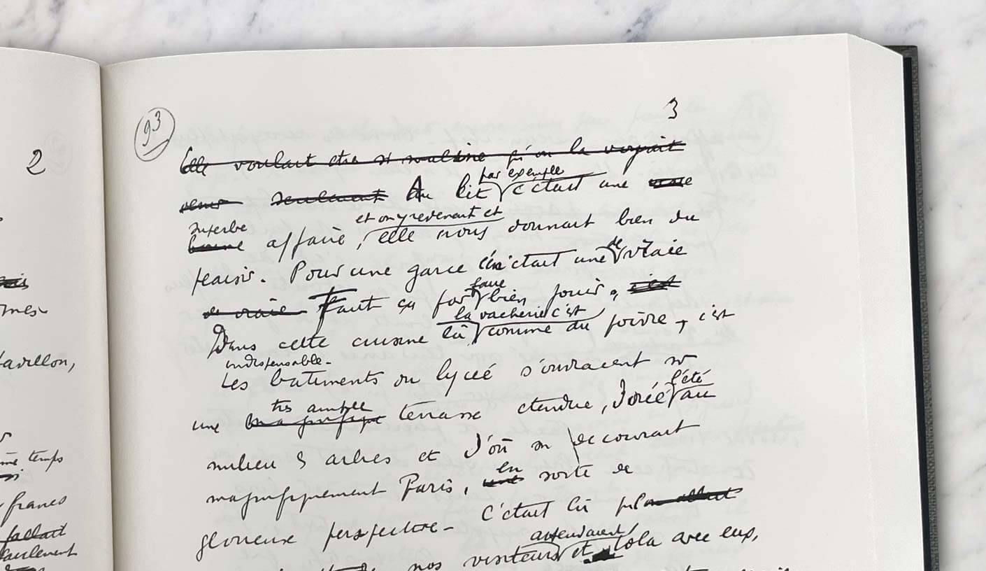 Voyage au bout de la nuit : manuscrit de Louis-Ferdinand Céline