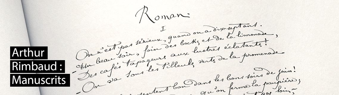 Les Poèmes manuscrits de Rimbaud